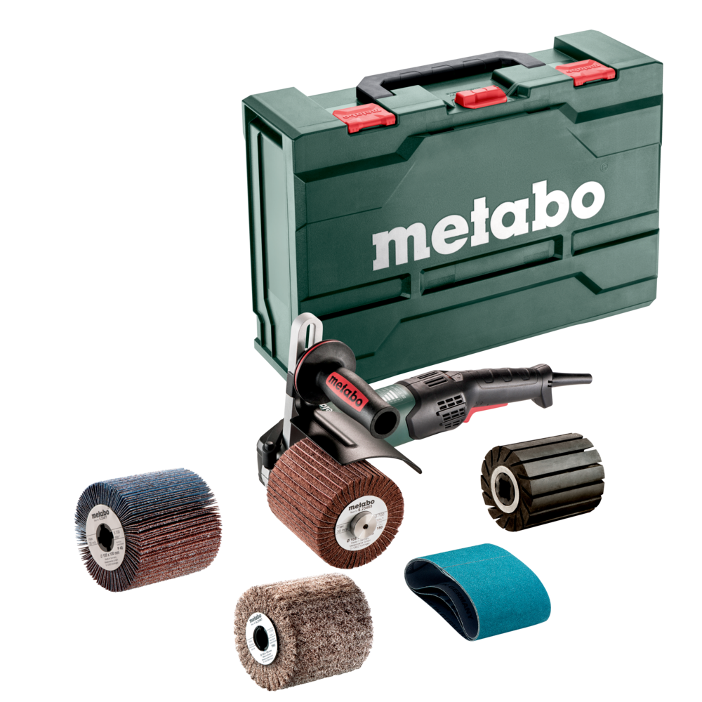 Kit Satinadora Metabo SE 17-200 1700W 110V Velocidad Variable para Inoxidable